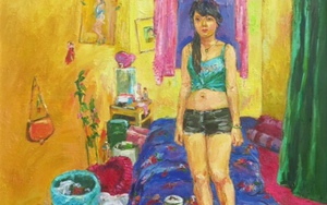 Xem tranh của Dũng: Trên gác trọ có một kẻ mộng mơ