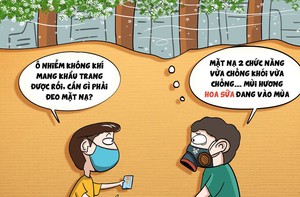Hoa sữa đang rơi, em bên tôi một chiều... ô nhiễm