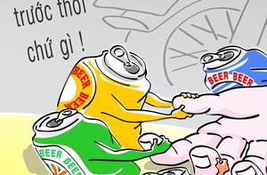 Hoặc chọn rượu bia hoặc lái xe hoặc cũng như lần trước