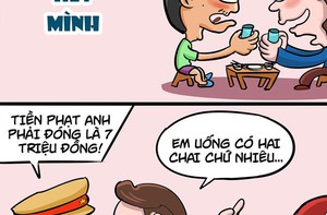 Lúc đi hết mình lúc về hết... tiền