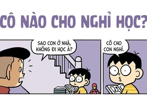 Cô nào cho nghỉ học?