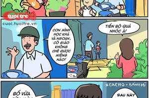 Hai bố con trở thành 'đối tác chiến lược' sau buổi họp phụ huynh