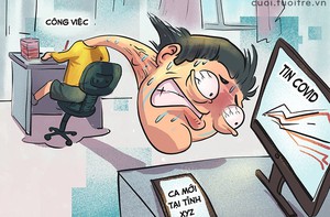 Làm việc online 'tâm hồn treo ngọn cây'