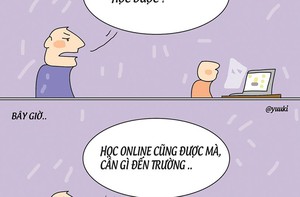 Học online trong mắt phụ huynh
