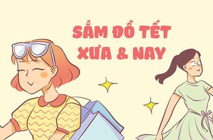 Sắm đồ Tết xưa và nay