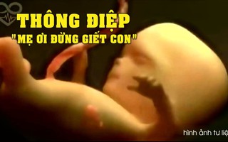 Hai chàng trai tuyên truyền thông điệp “Mẹ ơi đừng giết con”