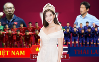 Á hậu Nguyễn Tường San dự đoán Công Phượng và Tiến Linh sẽ “nổ súng” trong trận gặp Thái Lan