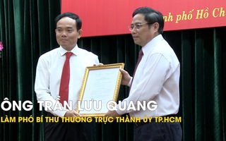 Ông Trần Lưu Quang làm Phó bí thư thường trực Thành ủy TP.HCM