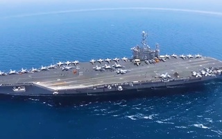 Video: Tàu sân bay USS Ronald Reagan quay lại Biển Đông lần thứ 3 trong năm