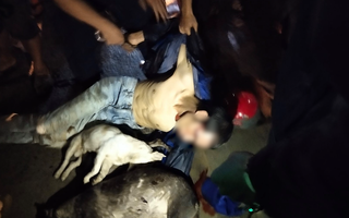 Video: Nghi trộm chó, nam thanh niên bị dân vây đánh bất tỉnh