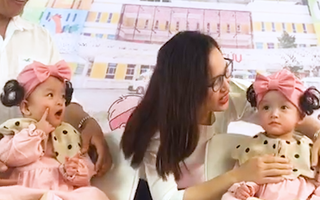 Video: Cặp song sinh Trúc Nhi - Diệu Nhi xuất viện