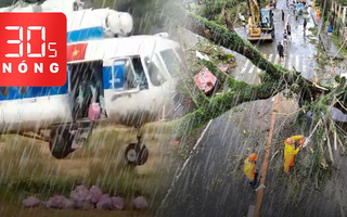 Bản tin 30s Nóng: Trực thăng khẩn cấp thả hàng cứu trợ; Siêu bão Goni càn quét Philippines