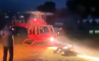 Video: Doanh nhân ngành rượu bị cánh quạt trực thăng văng trúng đầu tử vong
