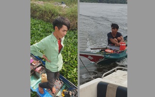 Bắt quả tang 2 vụ tận diệt cá trên sông Sài Gòn