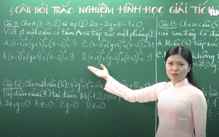 Ôn Tập Online Lớp 12 | Ôn tập câu hỏi trắc nghiệm hình học giải tích P2