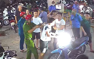 Video: Xô xát tại chung cư, công an phải rút súng trấn áp