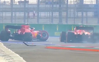 Video: Khoảnh khắc xe đua Vettel gặp tai nạn trong buổi phân hạng chặng F1 tại Nga