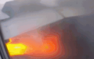 Video: Máy bay cháy động cơ do đâm phải chim, hơn 100 hành khách nháo nhào thoát hiểm
