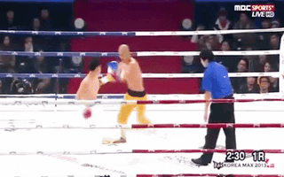 Video: Cú đá móc của võ sĩ thiếu lâm hạ knock out nhà vô địch Taekwondo