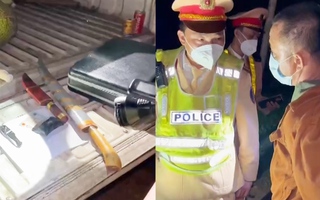 Video: Bắt đối tượng mang theo hung khí, vận chuyển hơn 600 viên ma túy trong đêm