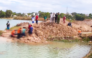 Video: Phát hiện thi thể nam thanh niên dưới hồ Suối Cam, Bình Phước