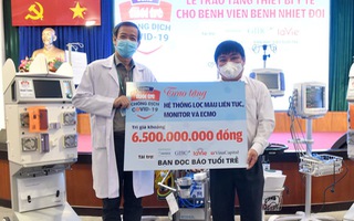 Video: Trao tặng thiết bị y tế trị giá 6,5 tỉ đồng cho Bệnh viện Bệnh nhiệt đới TP.HCM