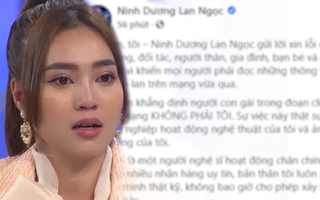 Video: Nữ diễn viên Ninh Dương Lan Ngọc lên tiếng về nghi vấn lộ clip nhạy cảm