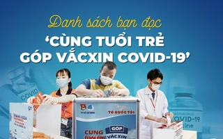 Chiều 26-4: Hơn 9 tỉ đồng 'Cùng Tuổi Trẻ góp vắc xin COVID-19'
