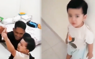 Video: Hình ảnh con trai khóc, ngăn cản bố lên tàu ngầm KRI Nanggala 402 làm nhiệm vụ