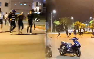 Video: Hàng chục thanh niên vác dao, kiếm hỗn chiến giữa TP Đà Nẵng