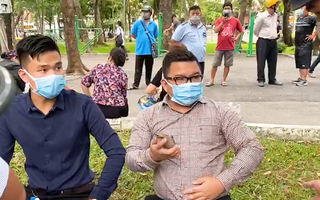Video: 'Hóng gió', quay phim ở công viên nhưng không đeo khẩu trang, 6 người bị phạt 12 triệu