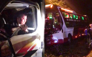 Video: Vợ của tài xế xe tải tử vong ngay trước mặt chồng sau tai nạn với xe giường nằm