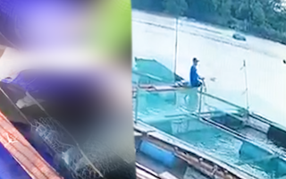 Video: Chạm vào bè cá trong lúc đi chài trên sông Cái Cối, người đàn ông bị điện giật chết thương tâm