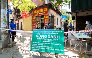 Video: Những chốt 'vùng an toàn không COVID-19' đầu tiên tại Hà Nội