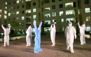 Video: Cẩm Vân, Tóc Tiên, Quốc Đại… 'tiếp sức' bệnh nhân COVID-19 ở Bệnh viện dã chiến số 11