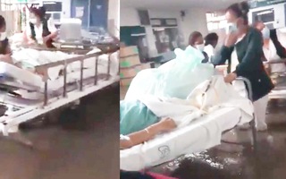 Video: Lũ như thác tràn vào bệnh viện, 17 bệnh nhân COVID-19 thiệt mạng ở Mexico