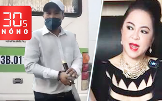 Bản tin 30s Nóng: Tài xế xe khách ở Tiền Giang rút kiếm dọa tài xế khác; Tiếp tục tạm giam bà Phương Hằng