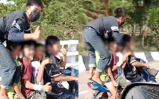 Video: Ngao ngán hình ảnh 5 đứa trẻ liều lĩnh phóng xe máy bạt mạng trên đường