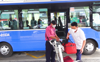 Video: Từ 18-4, xe buýt được vào ga quốc nội sân bay Tân Sơn Nhất đón khách