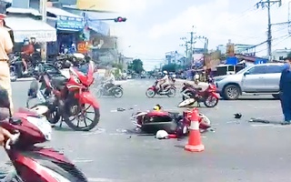 Video: Điều tra vụ 2 thanh niên gây tai nạn, dùng bình xịt hơi cay tấn công người dân