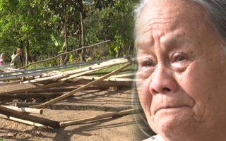 Video: Xót thương vợ chồng cụ ông 81 tuổi bị một nhóm người kéo đến giật sập nhà