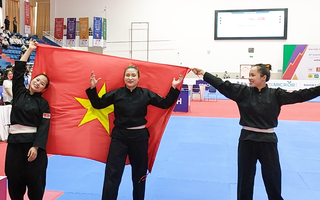 Video: 3 nữ võ sĩ Việt Nam giành huy chương vàng Pencak silat