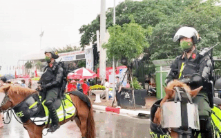 Video: Thích thú ngắm dàn Cảnh sát cơ động kỵ binh bảo vệ an ninh cho lễ khai mạc SEA Games 31