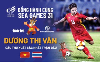 Video: Dương Thị Vân được bình chọn cầu thủ xuất sắc nhất trận chung kết tuyển nữ Việt Nam - Thái Lan