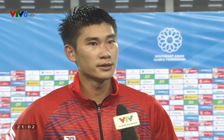 Video: Phỏng vấn nhanh Nhâm Mạnh Dũng sau chiến thắng của U23 Việt Nam