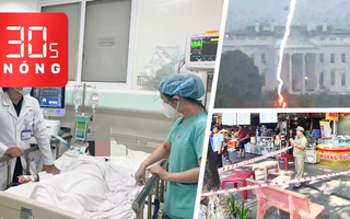 Bản tin 30s Nóng: Sét đánh gần Nhà Trắng; 8 sinh viên uống rượu, 2 người tử vong; Khởi tố đại úy cướp tiệm vàng