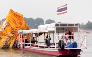 Video: Nguồn gốc bảo tháp Phật giáo nổi lên giữa sông Mekong