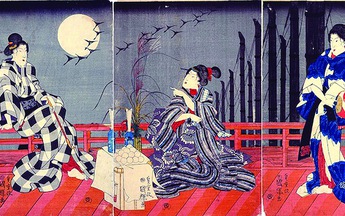 Người Nhật Bản thời Edo: Lễ ngắm trăng không chỉ có rằm tháng 8