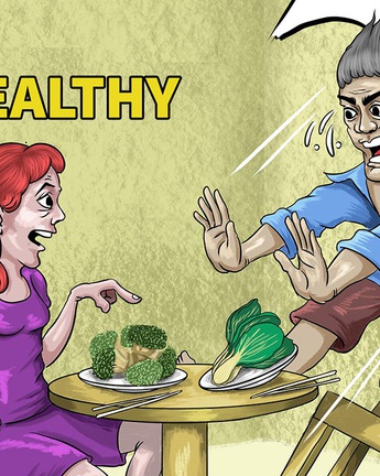 Ăn healthy với rau '5 sạch'
