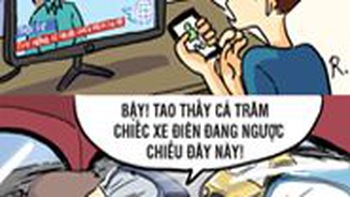 Bố ơi, cẩn thận xe điên